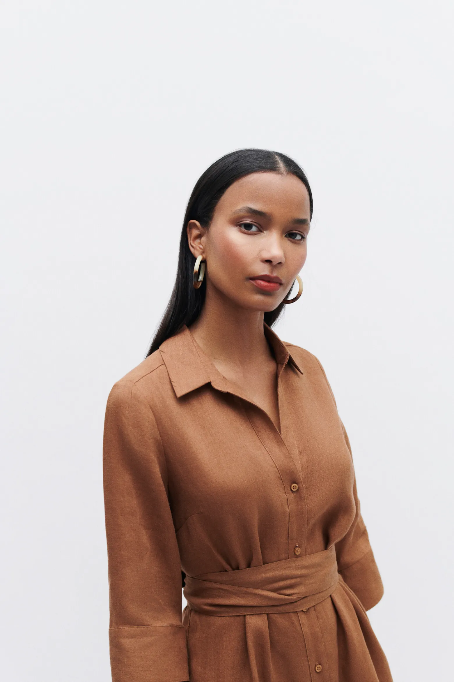 Robe Yana 100% Lin Femme*CAROLL Flash Sale