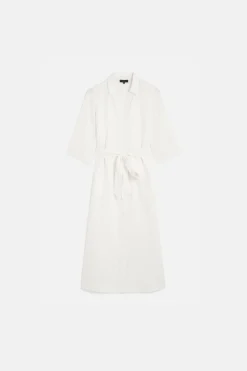 Robe Yana 100% Lin Ivoire Femme*CAROLL Cheap