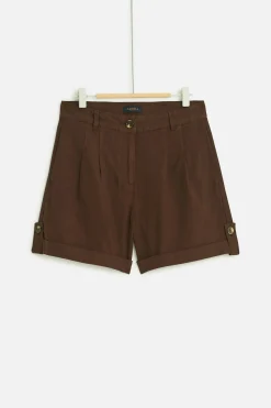 Short Castino Casual Marron Fonce Femme*CAROLL Best