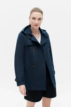 Trench Berlin B Bleu Marine Femme*CAROLL Best Sale
