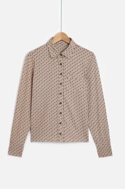 T-Shirt Alba Marron Cognac Femme*CAROLL Cheap