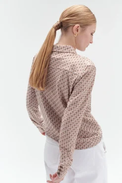 T-Shirt Alba Marron Cognac Femme*CAROLL Cheap