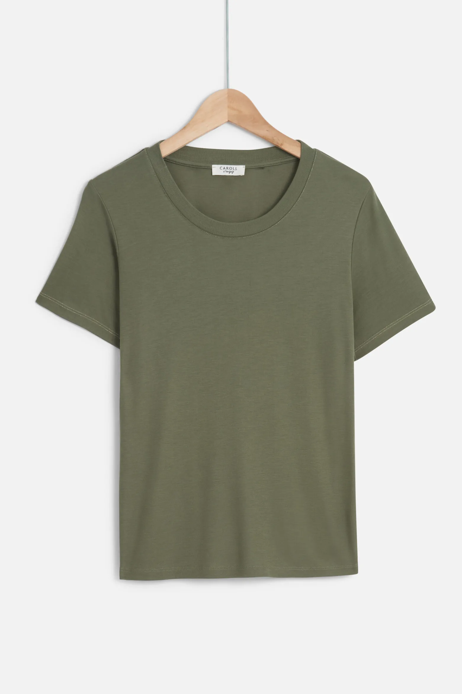 Tshirt Anna Vert Kaki Femme*CAROLL Shop