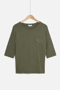 T-Shirt Becky Vert Kaki Femme*CAROLL Sale
