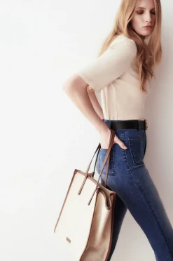 T-Shirt Boutonne Andrea Beige Femme*CAROLL Cheap
