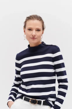 T-Shirt Charlie A Rayures Femme*CAROLL Cheap