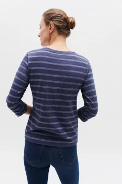 T-Shirt Clotilde Bleu Marine Femme*CAROLL Sale