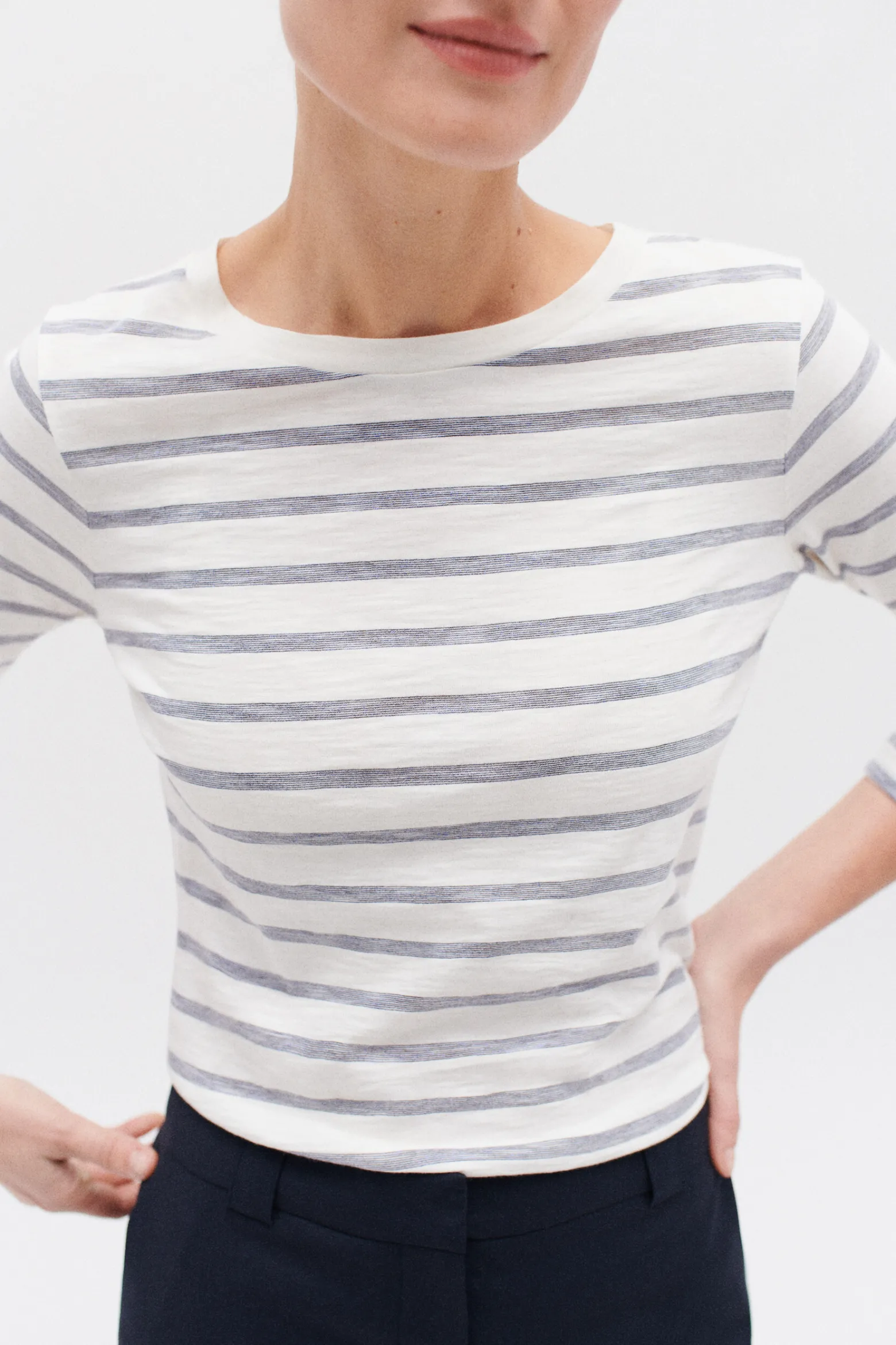 T-Shirt Clotilde Bleu Violet Femme*CAROLL Flash Sale