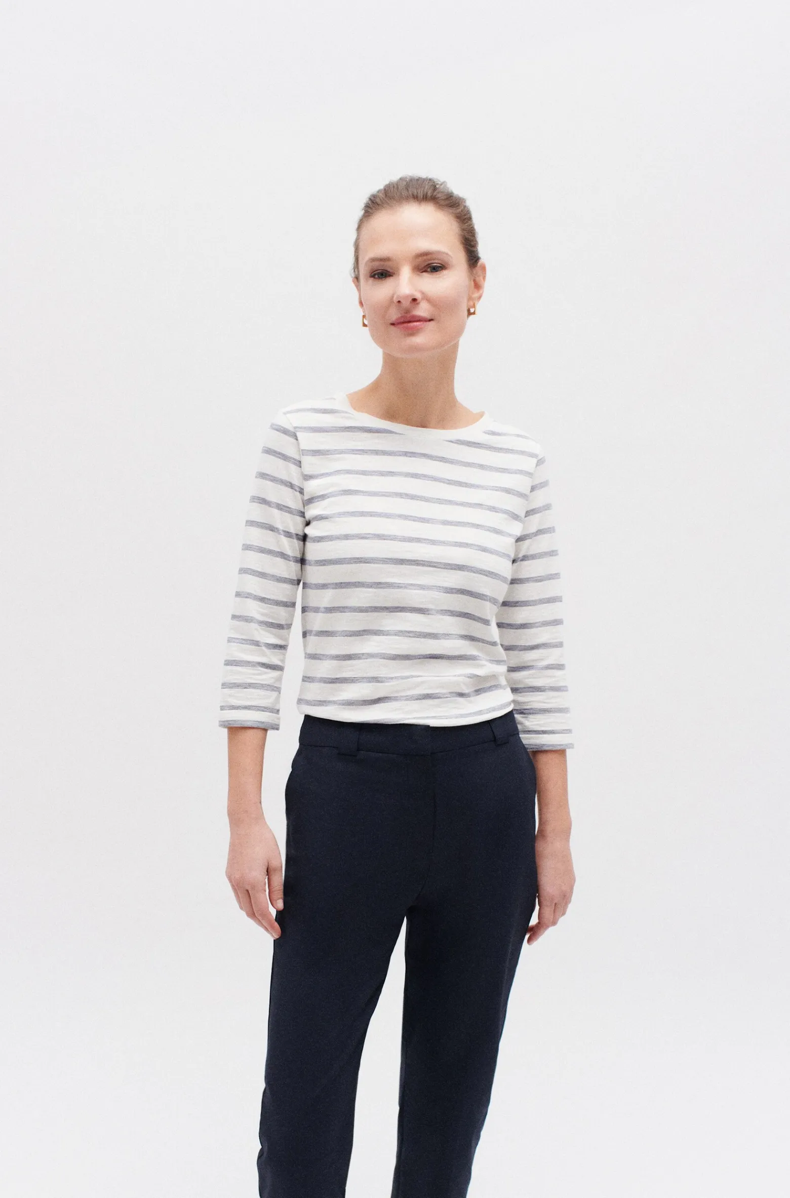 T-Shirt Clotilde Bleu Violet Femme*CAROLL Flash Sale