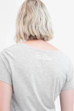 T-Shirt Jamelia Gris Femme*CAROLL Cheap