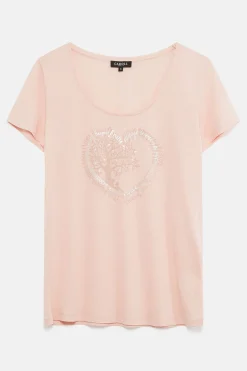 T-Shirt Janice Toutes A L'Ecole Rose Fushia Femme*CAROLL Discount