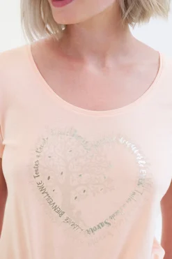 T-Shirt Janice Toutes A L'Ecole Rose Fushia Femme*CAROLL Discount