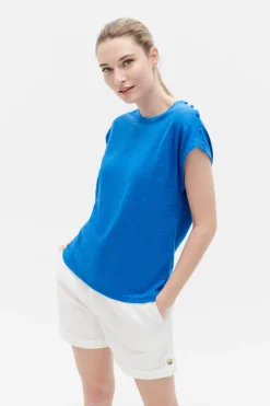 Tshirt Kate Bleu Electrique Femme*CAROLL Discount