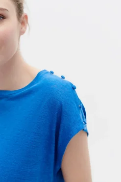 Tshirt Kate Bleu Electrique Femme*CAROLL Discount