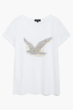 T-Shirt Maddy Blanc Femme*CAROLL Clearance