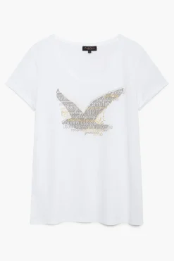 T-Shirt Maddy Blanc Femme*CAROLL Clearance