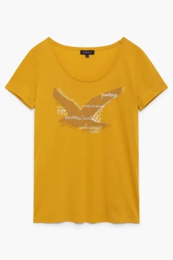 T-Shirt Maddy Jaune Femme*CAROLL Hot