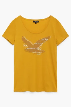 T-Shirt Maddy Jaune Femme*CAROLL Hot