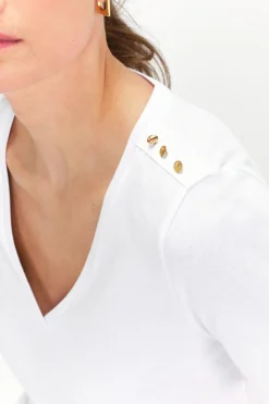 T-Shirt Manon Blanc Femme*CAROLL Online