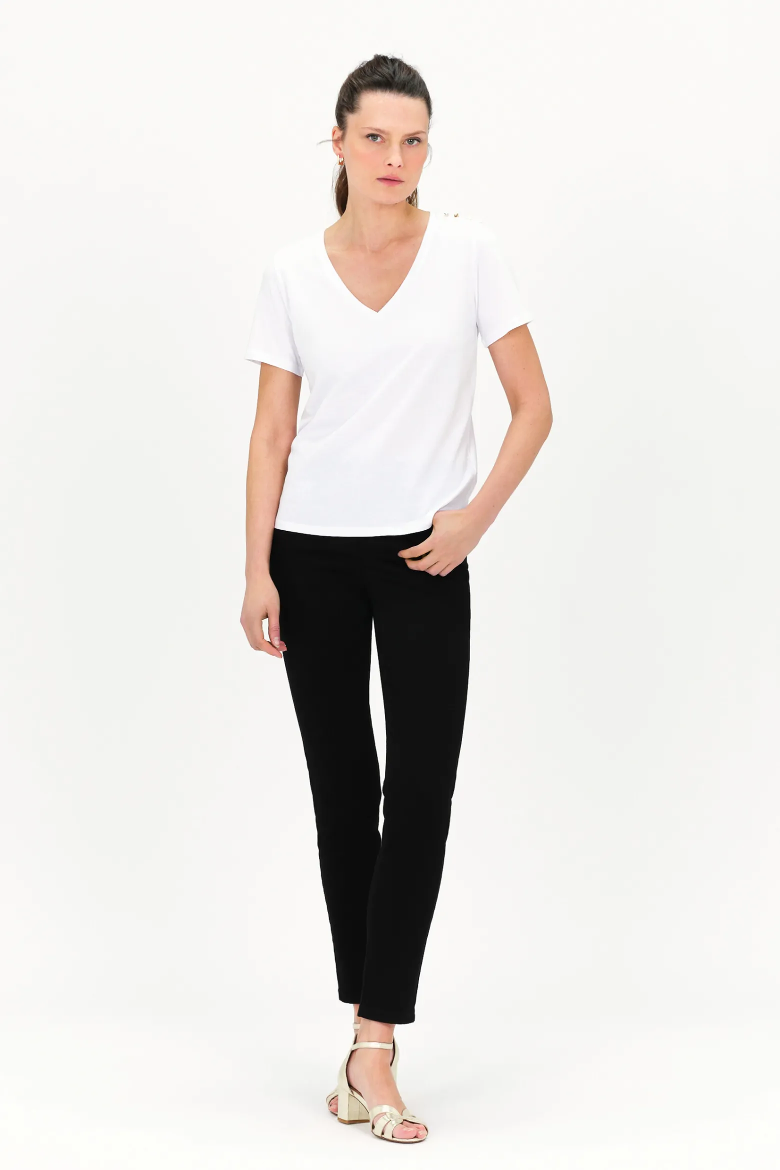 T-Shirt Manon Blanc Femme*CAROLL Online