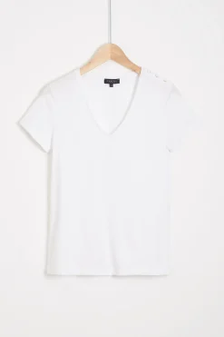 T-Shirt Manon Blanc Femme*CAROLL Online