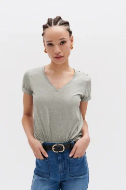 T-Shirt Manon Gris Femme*CAROLL Flash Sale