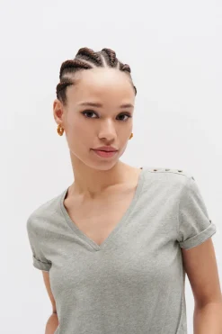 T-Shirt Manon Gris Femme*CAROLL Flash Sale