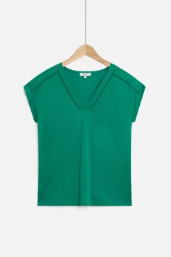 Tshirt Mariane Vert Emeraude Femme*CAROLL Online
