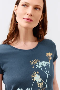 T-Shirt Maxine Bleu Marine Femme*CAROLL Hot