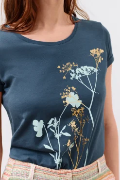 T-Shirt Maxine Bleu Marine Femme*CAROLL Hot
