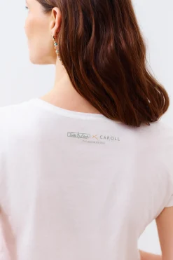 T-Shirt Maxine Ivoire Femme*CAROLL Cheap