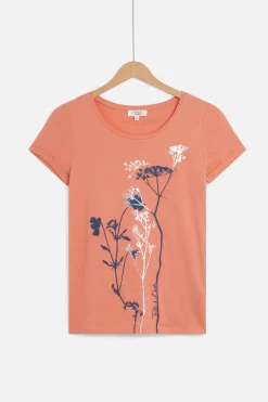 T-Shirt Maxine Rose Corail Femme*CAROLL Flash Sale