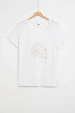 T-Shirt Nessa Blanc Femme*CAROLL Online