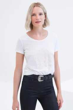 T-Shirt Nessa Blanc Femme*CAROLL Online