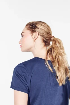 T-Shirt Nessa Bleu Marine Femme*CAROLL Flash Sale