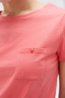 T-Shirt Ninon Rose Corail Femme*CAROLL Hot
