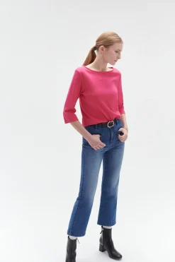 T-Shirt Olympe Rose Fushia Femme*CAROLL Flash Sale