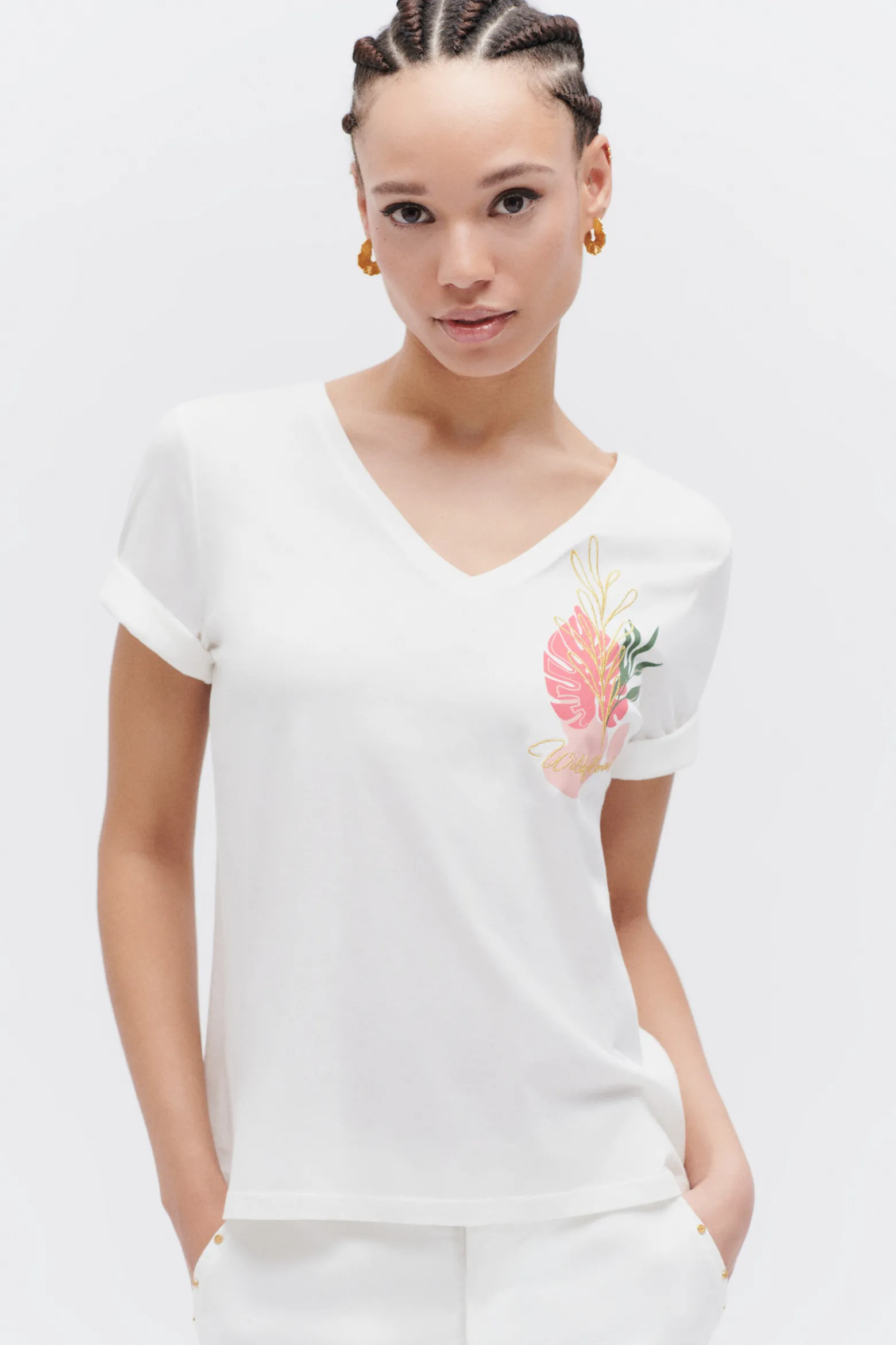 Tshirt Rose Femme*CAROLL Fashion