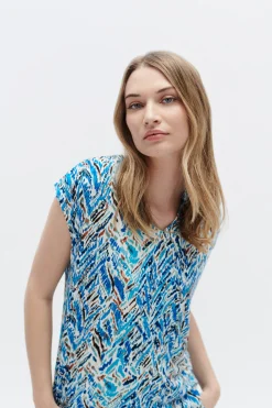 Tshirt Taele Bleu Femme*CAROLL Shop