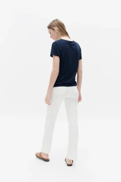 T-Shirt Taylor Bleu Marine Femme*CAROLL Shop
