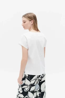 T-Shirt Tilda Blanc Femme*CAROLL Store