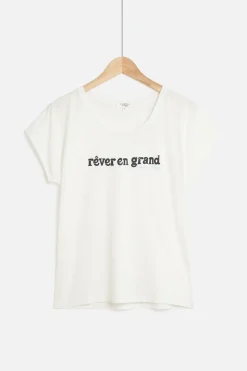Tshirt Tolivia Blanc Femme*CAROLL Discount