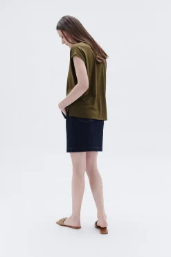 T-Shirt Tonata Vert Olive Femme*CAROLL Sale