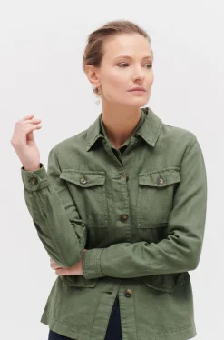 Veste Grace Vert Kaki Femme*CAROLL Shop