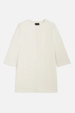 Veste Longueur Midi Et Coupe Structuree. Ivoire Femme*CAROLL Shop