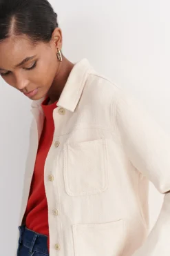 Veste Minata Ecru Femme*CAROLL Cheap