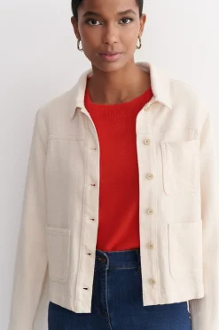 Veste Minata Ecru Femme*CAROLL Cheap