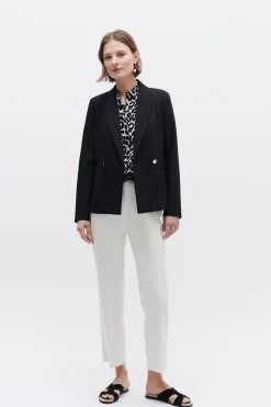 Veste Octavie Double Boutonnage Noir Femme*CAROLL Best